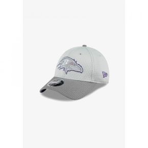 뉴에라 9FORTY 스트레치 2024 BALTIMORE RAVENS 볼캡 야구 골프 모자 - 그레이 9318794