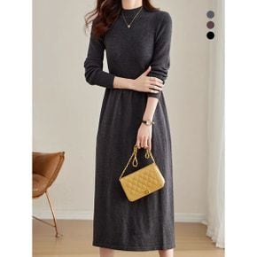 레인 반목 골지 니트 원피스_P369857118