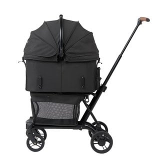  에어버기 위즈 엑스 블랙 강아지 유모차