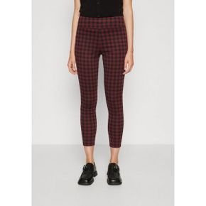 3775368 GAP PLAID - Leggings Trousers deep garnet red