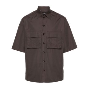 Mens shirt G5LX2ZFU5SWM4015 Brown