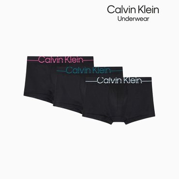 Calvin Klein Underwear 남성 프로핏 마이크로 로우라이즈 트렁크 3PK (NB3700MOO)