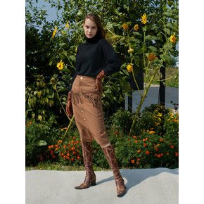 Emma Skirt _ Brown Suede