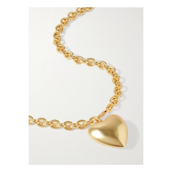 록산느 애슐린 하트 앤 소울 골드톤 네크리스 1647597337010151