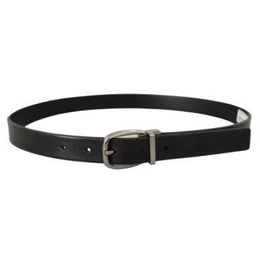 이스퀘어 4812699 Dolce  Gabbana Elegant Leather Belt with Metal Mens Buckle