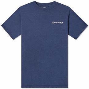 LA SELF LOVE CLUB T SHIRT - NAVYCREAM TS864 셀프 러브 클럽 티셔츠