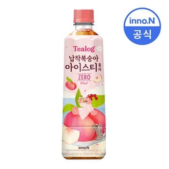  티로그 납작복숭아 아이스티 홍차 500ml x 48개 / 제로칼로리 제로음료 0kcal