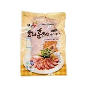 haccp인증 국내산 훈제오리 슬라이스 500g 2팩 (총 1kg)[35943700]