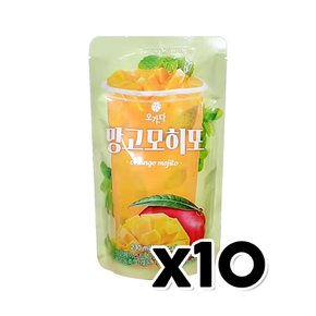 오가다 망고모히또 파우치음료 230ml x 10개