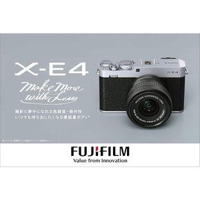 후지필름 FUJIFILM 무선 디지털 카메라 X-E4 렌즈 키트 실바 XC15-4