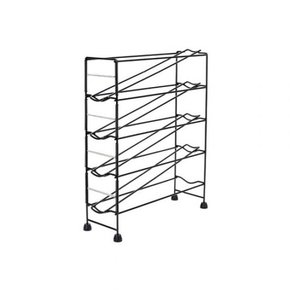 카페테리아 블랙 철제 4단 디스펜서 1개