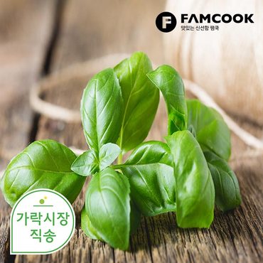 팸쿡 가락시장직송 바질 500g