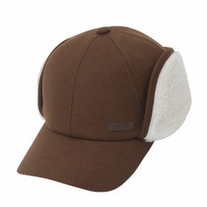 MEN HYBRID WARMER CAP(Brown)_NURCW24103BRX