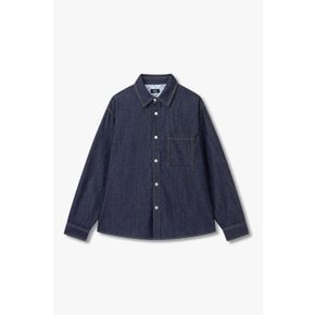 [리오더, MEN] 원포켓 롱슬리브 데님 셔츠 91H6221122155