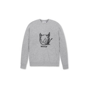 WAAC(왁골프)Men Cashmere Drawing WAACKY Sweater_WMWAW24704GYM