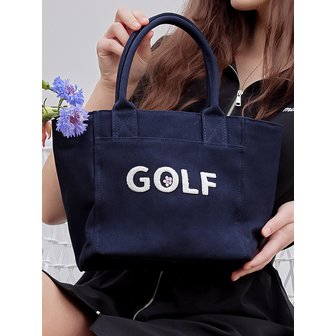 맥키 bookle field tote bag navy