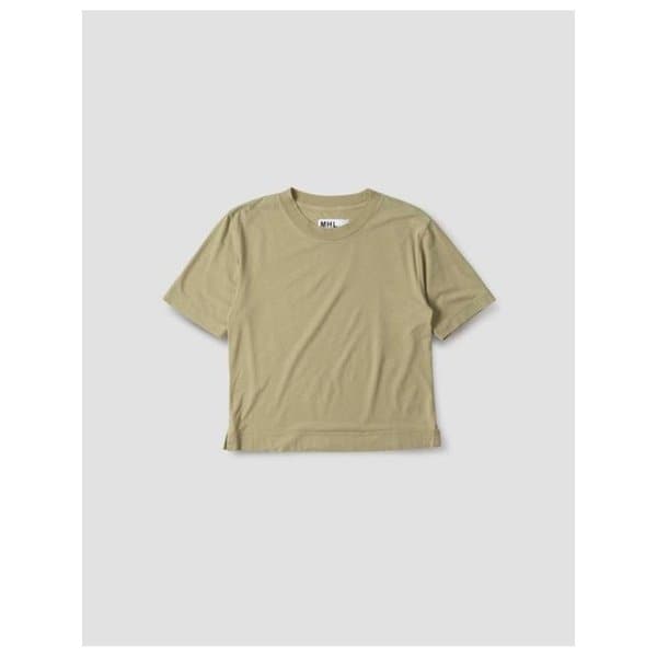 26SS 마가렛호웰 반팔 티셔츠 WHSP0537S26EDR PLR PALE GREEN DOM