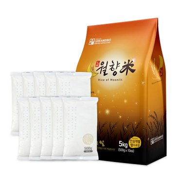 팔도찬미 [24년 햅쌀] 월향미 골든퀸 쌀5kg 소포장 (500g x 10개)