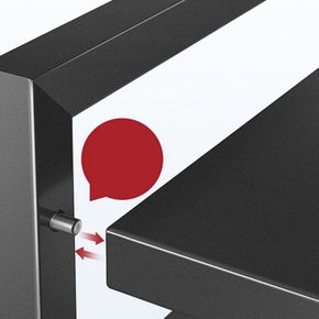 키밍 높너비 조절 전자레인지 선반 2단 오븐 거치대 밥솥수납장