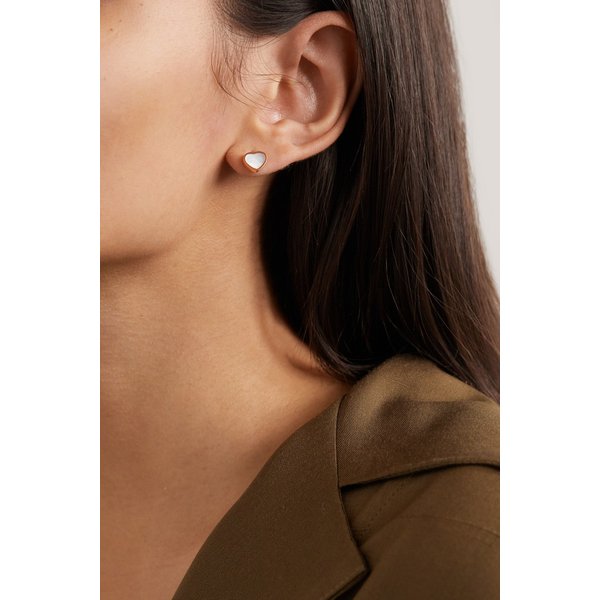 마이 해피 하트 18K 로즈 골드 마더 오브 펄 싱글 이어링 1647597287523693