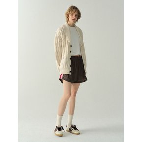 Collar Knit Cardigan_Ivory