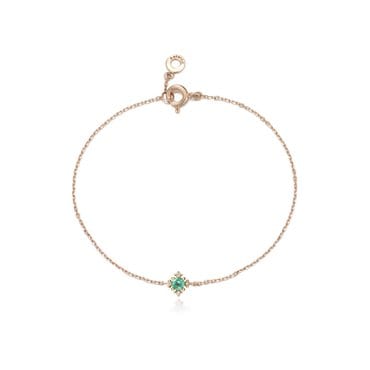 에떼르노 B024 Celestial 에메랄드 ,WLB다이아몬드 14K  팔찌