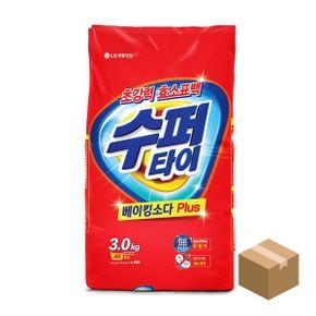 수퍼타이 세탁세제 가루세제 3kg x 4개