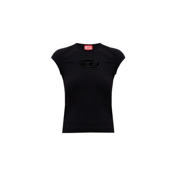 26SS T ANGIE 컷 아웃 티셔츠 블랙 A06268 0AFAA 9XXA