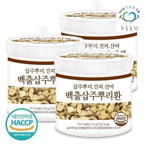 백출환 haccp 인증 휴대용환통 사은품 210gx3통 삽주뿌리환