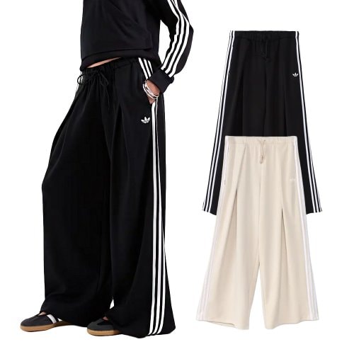 아디다스 바이 제니 플리티드 트랙팬츠 LD8922 ADIDAS ORIGINALS BY JENNIE