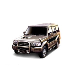 차량용품전문 현대 SUV 갤로퍼2 4WD (K-694) 경동 크롬 썬바이저 4P