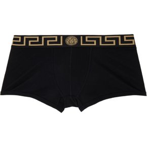 블랙 그레카 보더 박서 브리프 AU10026 A232741 A80G-black gold Gree