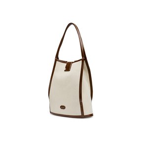 HIEMS 79 CANVAS BAG BEIGE/BROWN