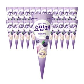 요맘때 콘 아이스크림 블루베리 150mL 24개