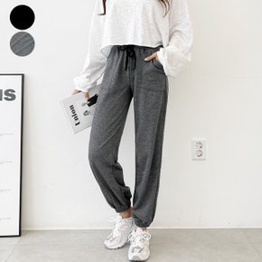 제이지컴퍼니 여성 밴딩 밑단 시보리 조거팬츠 쫀쫀한 밴딩 너무 편안해!!