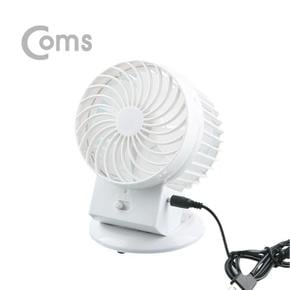 Coms USB 선풍기 2중모터/80mm White 고급 (S14397606)