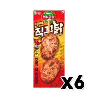  의성마늘직꾸닭 매콤레드 닭꼬치 100g x 6개