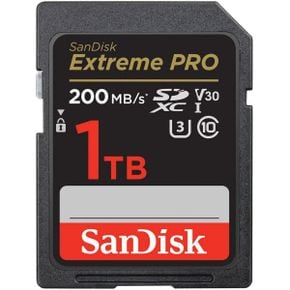 샌디스크 익스트림프로 SanDisk Extreme PRO 1TB UHS I U3 SDXC 메모리 카드 1593518