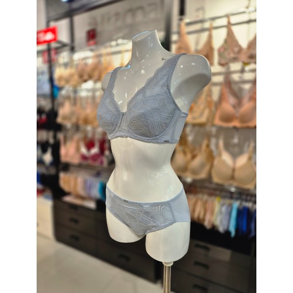 [시흥점] S 비너스 ) 슬림 패드 레이스 보정 브라, 팬티 세트 [VGBM122/VPTM122H-SB]