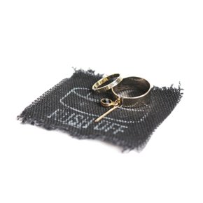 THE GOLD BLACK CRYSTAL POINT RING SET 블랙크리스탈포인트반지세트