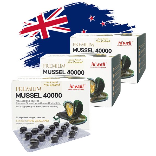 하이웰 뉴질랜드 최고함량 초록입홍합 40000 90캡슐x3통