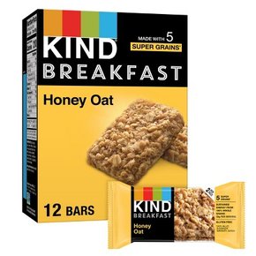 Kind Breakfast 허니 오트 브렉퍼스트 바 - 10.58oz/6ct 프로틴