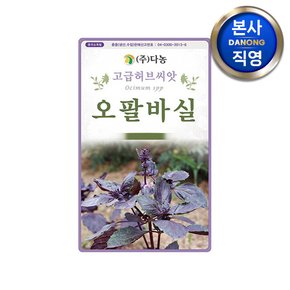 오팔 바질 씨앗 20g . 바실 퍼플 자색 허브 일년초 씨 종자