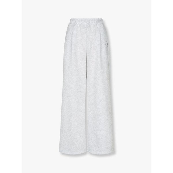 서클 로고 와이드 밴딩 팬츠_멜란지 그레이 7225230601