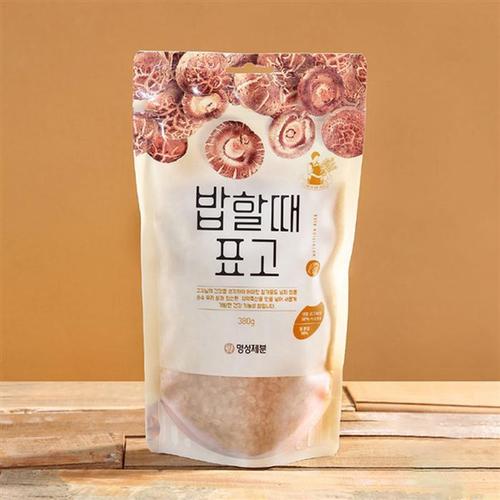 [명성제분] 밥할때 표고(380g) (파우치형)(1)