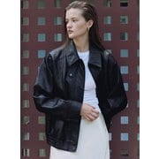 Leather Bomber Jumper_2color