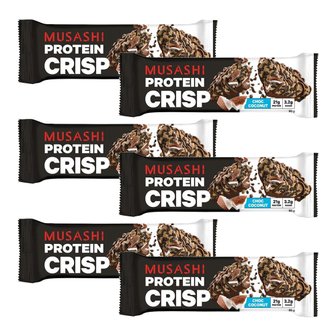  Musashi High Protein Bar Chocolate Brownie 무사시 하이 프로틴 바 초코 코코넛 60g 6팩