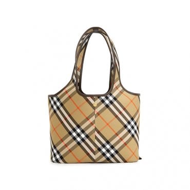 버버리 체크 여성 도트백 SM EW TOTE 8094685