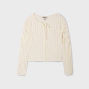[AK분당점] [후아유] Ribbon Punching Skashi Cardigan WHCKF4993F*
