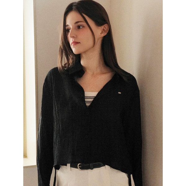 Strappy Detail Summer Shirt